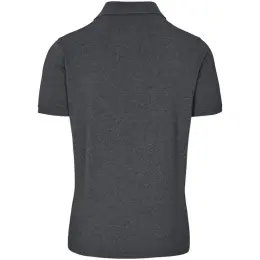 Mens Houston Stretch Golf Shirt Charcoal Back